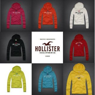 New Hollister by Abercrombie Women Pull Over Crescent Bay Hoodie