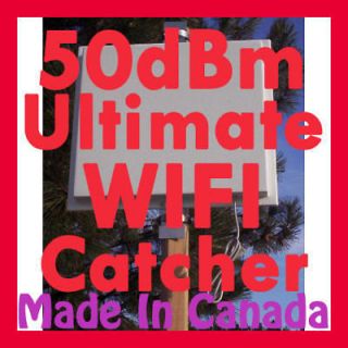  50dBm 2.4 GHz USB WIFI Wireless N Adapter Booster Antenna Outdoor
