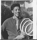 1956 Althea Gibson   Tennis Player in Rome   Press Phot