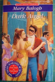 Mary Balogh Dark Angel Signet Regency Romance 1994 1st Printing