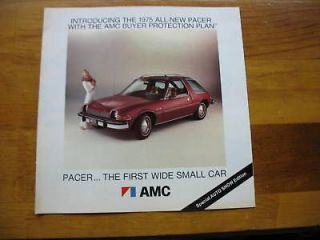 1975 American Motors AMC Pacer Sales Brochure