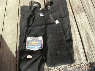 Lee vintage corduroy bib overalls deadstock mens jeans pants cotton