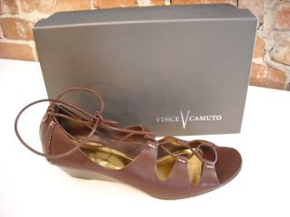 Vince Camuto Mirage Brown Lace Up Sandals