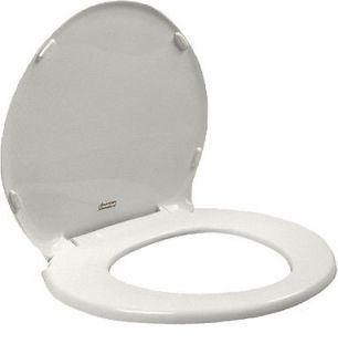 American Standard 5330.010.020 Round Plastic Toilet Seat White Soft
