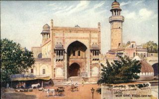 Tuck Lahore India Wazir Khans Mosque c1910 Postcard
