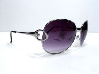 ANDREA JOVINE Sunglasses Aviator Silver Round A112 $75