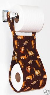 Bathroom Accessories TP Holder #14 / Alley Cats Brown