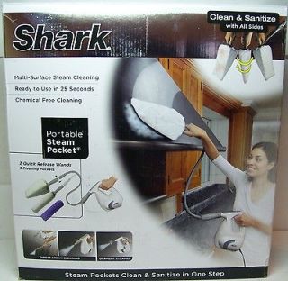 Shark White SC630 Portable Steamer Premium handheld Steam cleaner