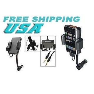 Car Vehicle FM Transmitter Charger Dock/Holder Apple iPod Touch iPhone