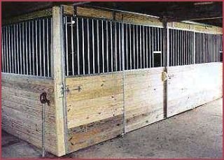 HORSE BARN STALL,12 FT GRILL,SIDE,BAC K GALVANIZED