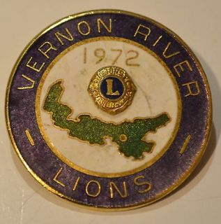 Vernon River PEI Prince Edward Island Lions Club Breadner Ca Lapel Pin