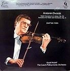 JOSEF SUK KAREL & ANCERL dvorak violin concerto LP Mint  PMC 7112