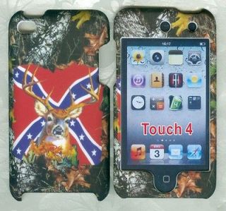 rebel deer Cover Case Skin rubberized apple iPod Touch 4 4G 4TH Gen