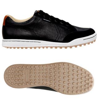 ASHWORTH】Cardiff Spikeless Golf Shoes Black/White * NEW / Factory