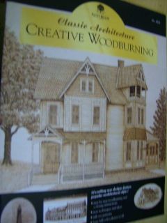 Classic Architecture Creative Woodburning Craft Book With 12 Designs