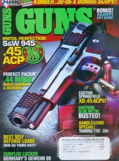 Guns Magazine 11 2007 S&W 945 .45 ACP Ruger Alaskan Redhawk