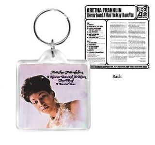 Aretha Franklin I Never Loved a Man Promotion Album Necklace Keychain