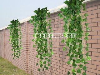 Artificial Fake Hanging Vine Plant Leaves Garland Home Garden Wall