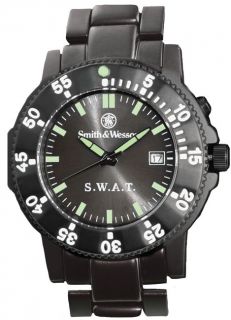 Wesson Swat Tactical Watch Metal Band Military Special Forces Police