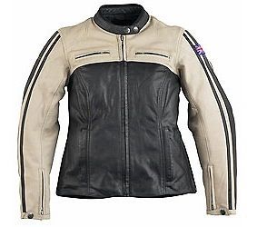 Triumph Womens Ashford Leather Motorcycle Jacket