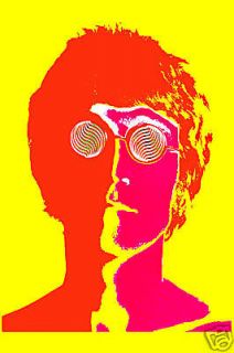 Artistic Psychedelic The Beatles PSYCHEDELIC Poster set of 4