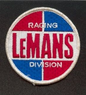 listed Vintage LeMans Race Car / Motorcycle Patch #1 Pontiac Racing