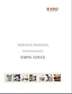 Repair Manual Asko Dishwashers (Your choice of 1, see Models in