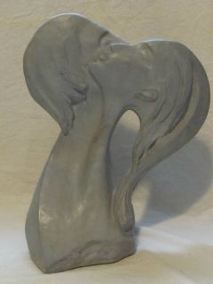1980 Austin Productions Signed David Fisher Faces of Love Statue Art