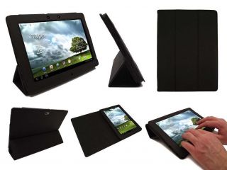 LuvTab Black Asus TF201 EEE Pad Transformer Tablet 10.1 inch Leather
