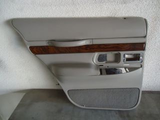 Driver Rear Grey & Wood Grain Door Panel 98 99 00 Mercury Grand