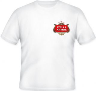 NEW Stella Artois Beer FRONT and BACK T SHIRT SIZE S M L XL 2XL 3XL