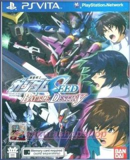VITA Game Mobile Suit Gundam Seed Battle Destiny Asia HK Japanese Ver
