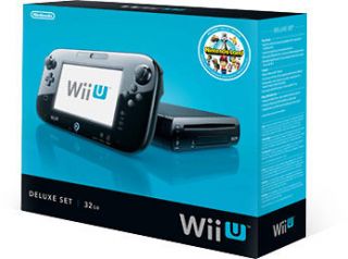 Newly listed Nintendo Wii U (Latest Model)   Deluxe Set 32 GB Black