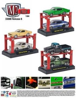 AUTO LIFT SERIES 8,SET OF 6 CARS 1/64 BY M2 MACHINES 33000 08