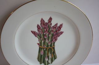 Vintage Fitz and Floyd Vegetable Harvest Asparagus Plate 9
