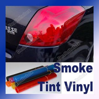 Auto Car Smoke Fog Taillight Tint Vinyl Film Sheet Car Light HeadLight