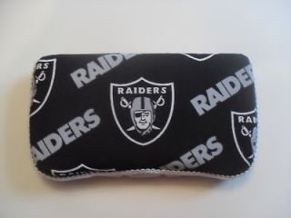 Black & Silver Oakland Raiders Baby Wipes Case
