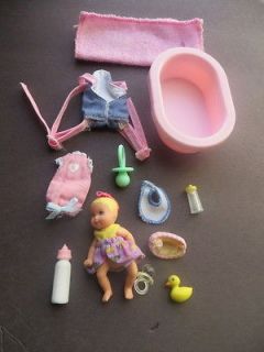 Mattel Barbie baby Krissy doll, carrier & more