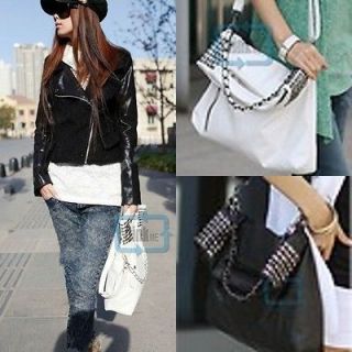 Korean Style Faux Leather Hobo Purses Shoulder Bags Handbag Lady