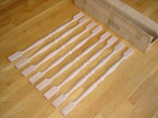 Cherry Half Spindles Balusters – 33 ½” Length