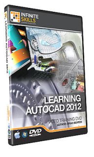 InfiniteSkills Beginners AutoCAD 2012 Tutorial Video / Training DVD