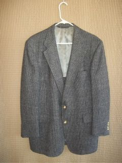 Gray Tweed AUSTIN REED 2 button Jacket Sport Coat 40R