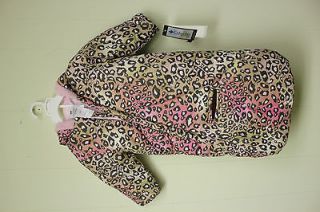 New Girls COLUMBIA INFANT BLIZZARD BUNTING BAG Coat Jacket 18M Pink