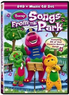 Barney   Songs From the Park (DVD + Music CD) New DVD