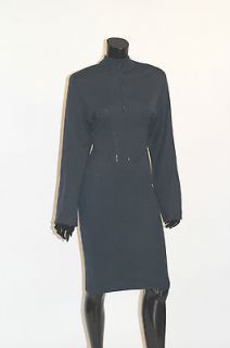 AZZEDINE ALAIA RARE Vintage Knit Dress Dolman Sleeves Made in Italy Sz