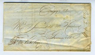 Cover from Gainesville with Letter for Sales of Bales of Cotton