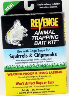 Revenge Trapping Bait Kit for Squirrels Chipmunks Attractant New Trap
