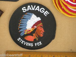 SAVAGE STEVENS FOX GUN RIFLE, GUN, PISTOL,HUNTING , PATCH FOR ELK