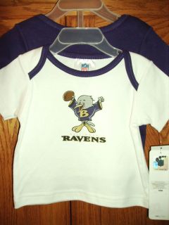 Baltimore Ravens NFL Team Apparel Infant Gerber Childrenswear Pair of