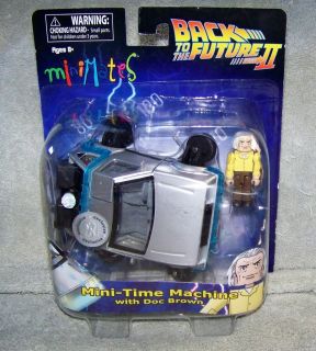 MINIMATES BACK TO THE FUTURE II TIME MACHINE W/ DOC BROWN TOYS R US
